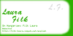 laura filk business card